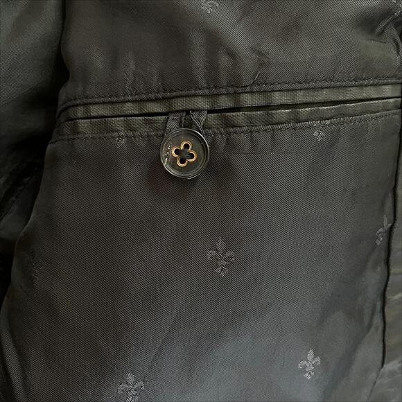 John Varvatos Men Garment-Washed Zip Jacket in Black Size 52EU/22US - Picture 6 of 11